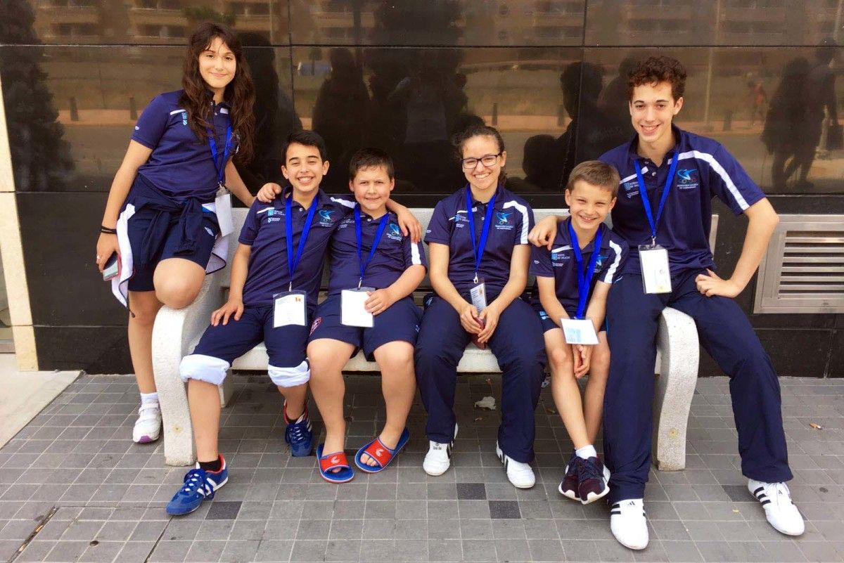 Deportistas do Mace-Sport no Nacional de técnica e freestyle de Marina D'Or