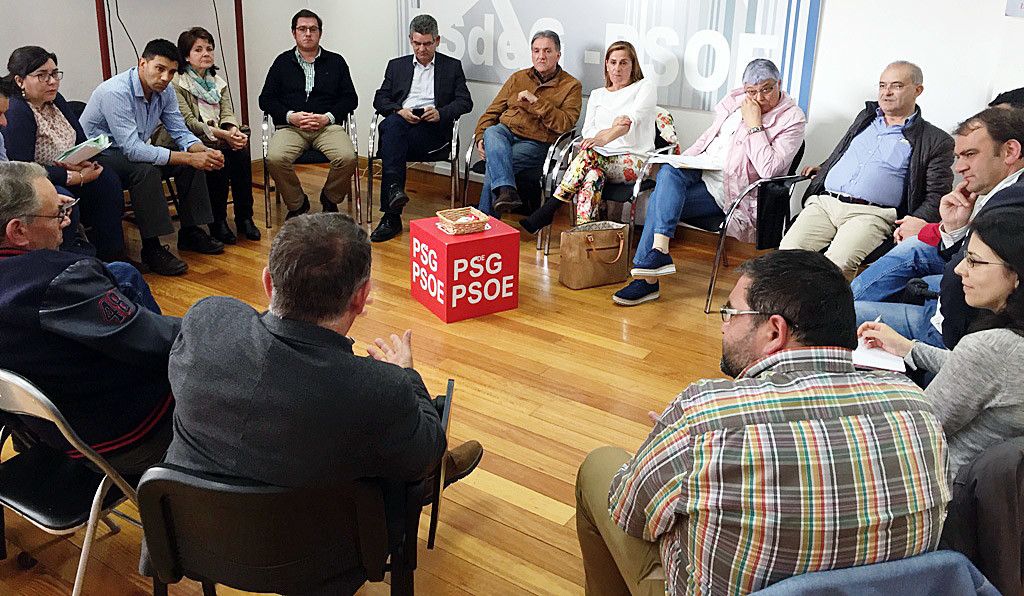 Xuntanza dos alcaldes socialistas
