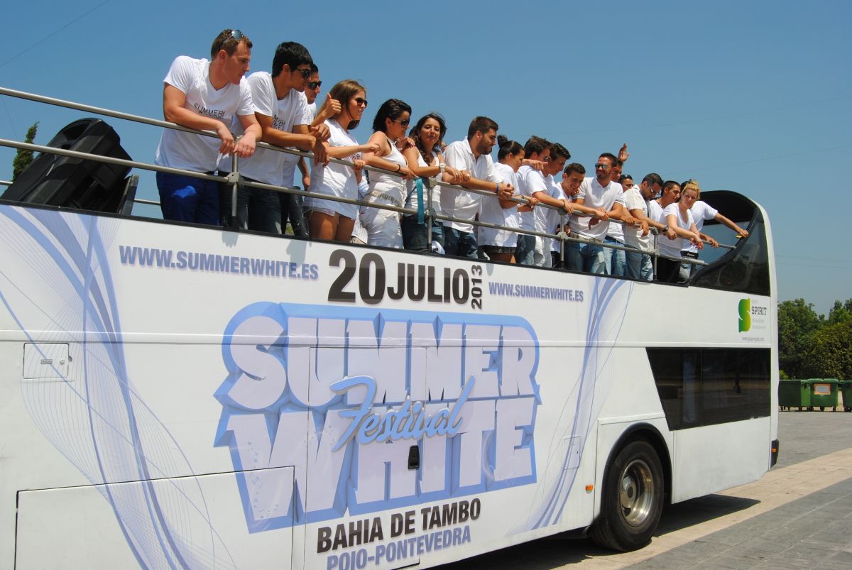 Presentación del Summer White Festival que se celebrará en el recinto de A Seca