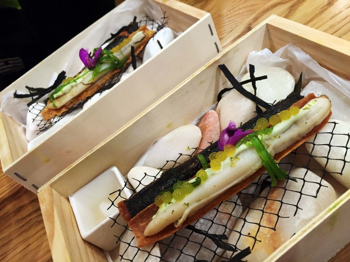 Tapa servida por El Cafetín en PontedeTapas 2015