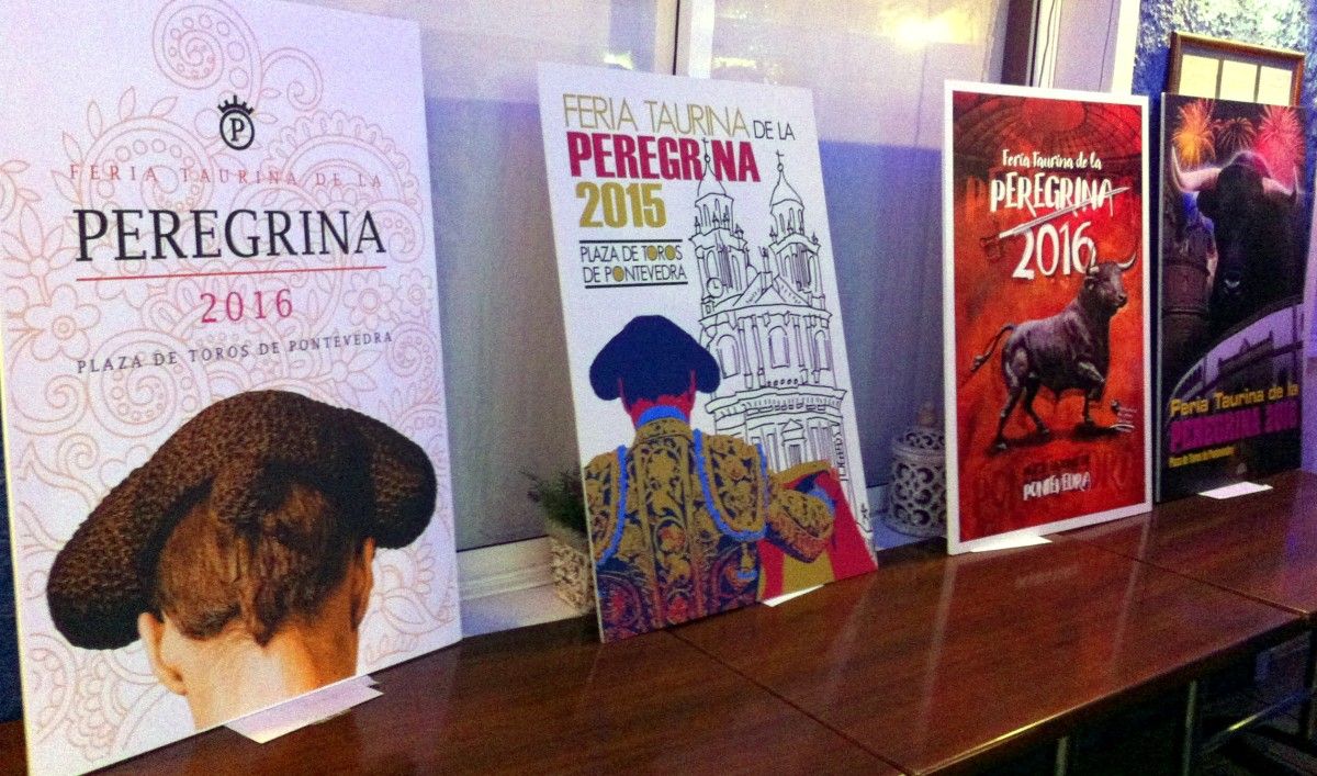 Finalistas da edición do cartel da Feira Taurina de Pontevedra 2016