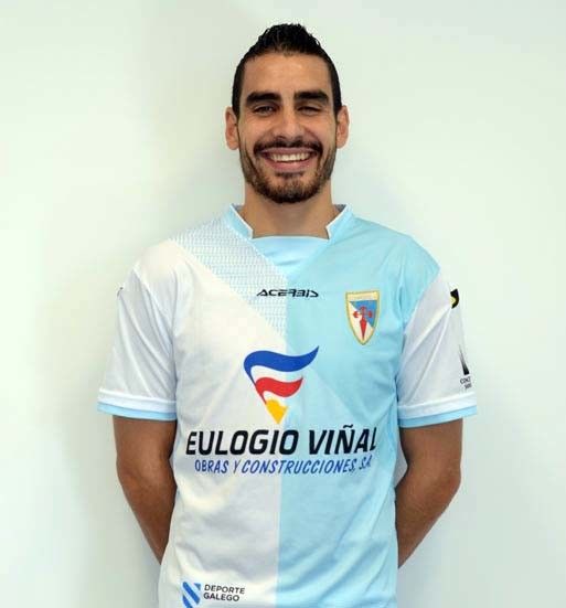 Daniel Portela, en su foto oficial con la SD Compostela