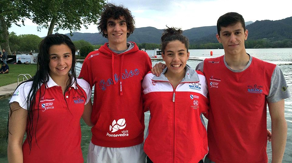 Nadadores del Galaico en el Campeonato de España de Aguas Abiertas