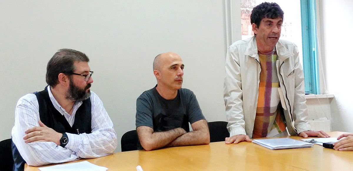 Integrantes da Plataforma pola Integración das Artes Escénicas na Universidade