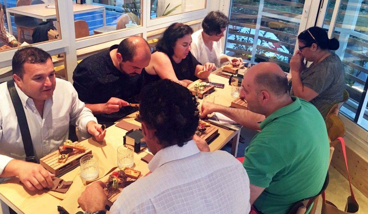 Xurado profesional do concurso Sanxenxo Degusta Tapas