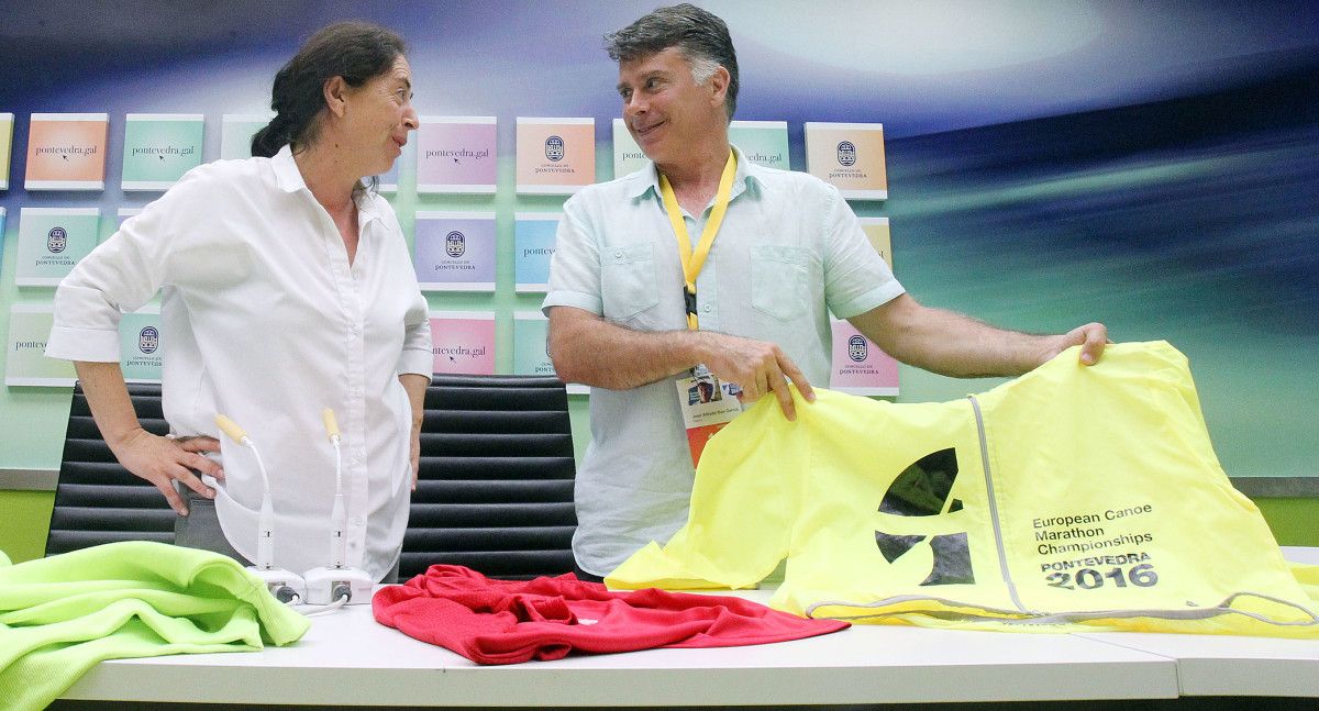 Presentación do Campionato de Europa de Piragüismo Maratón