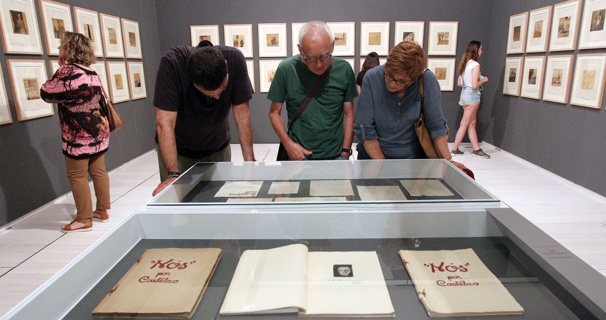 Exposición "Meu Pontevedra" sobre Castelao no Sexto Edificio del Museo