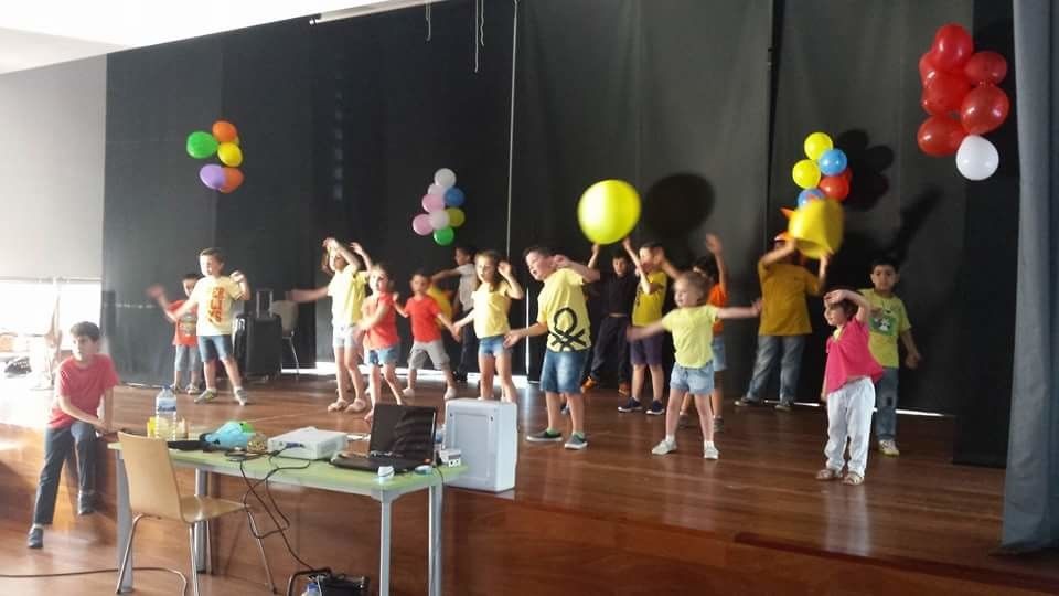 Nenos participantes no Cuntilín Verán