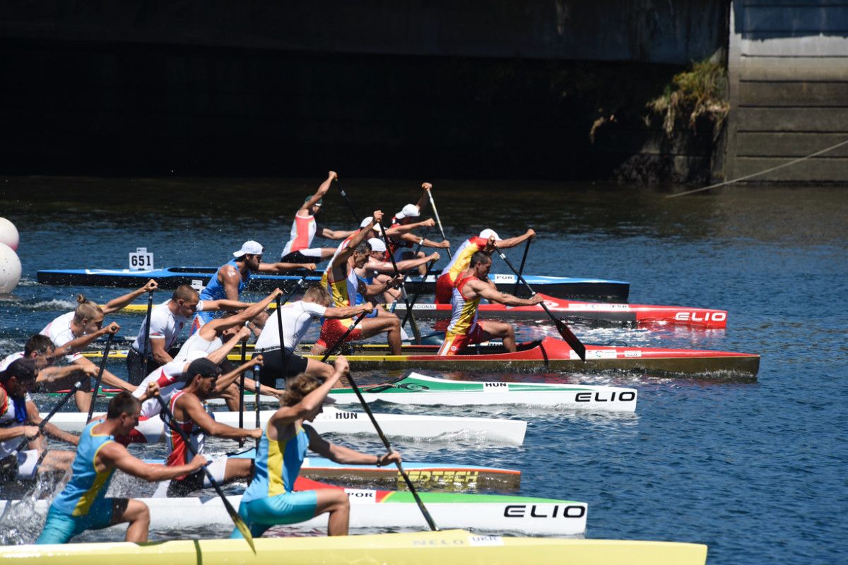 Campionato de Europa de piragüismo maratón en Pontevedra