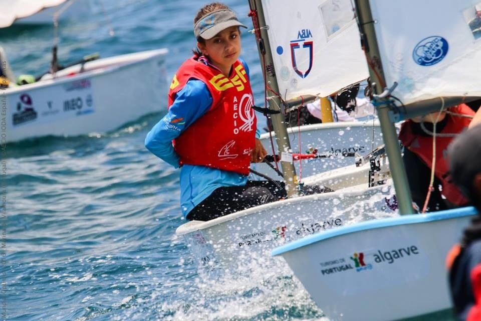 Alba Trigo en el Mundial Optimist de Vilamoura