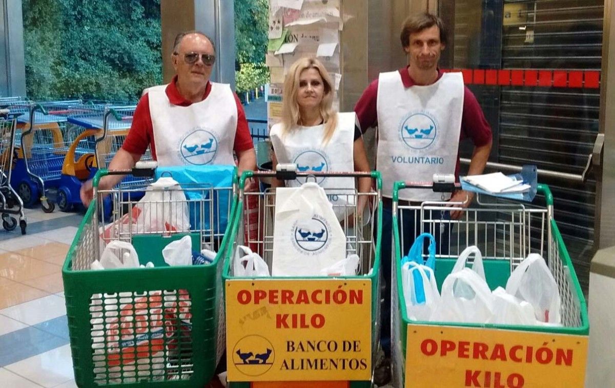 Recollida solidaria de comida por parte do Banco de Alimentos