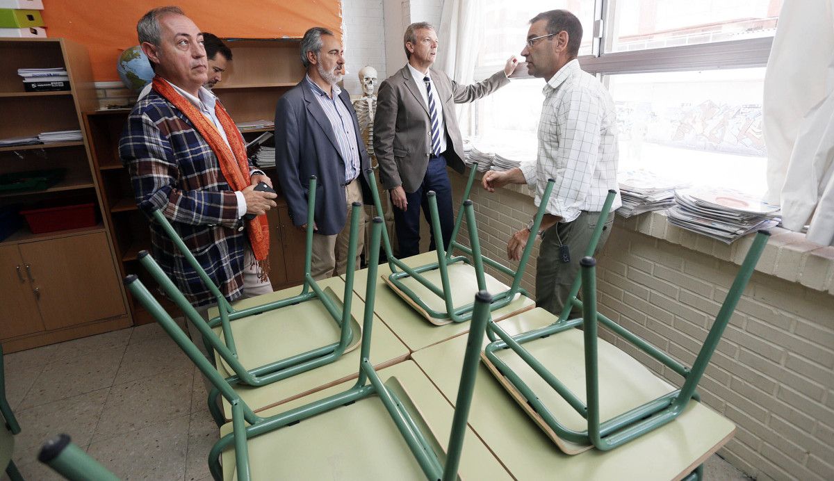 Visita do vicepresidente da Xunta, Alfonso Rueda, ao CEP Campolongo