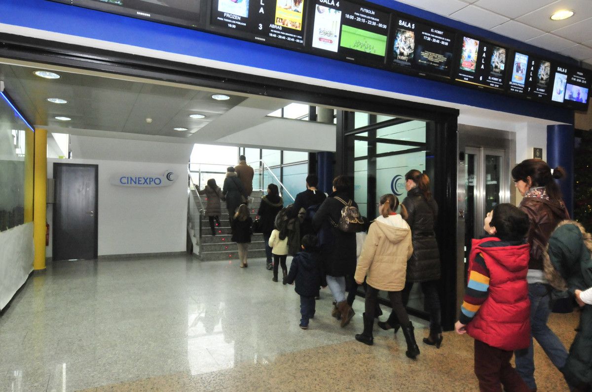 Entrada aos cines de Pontevedra