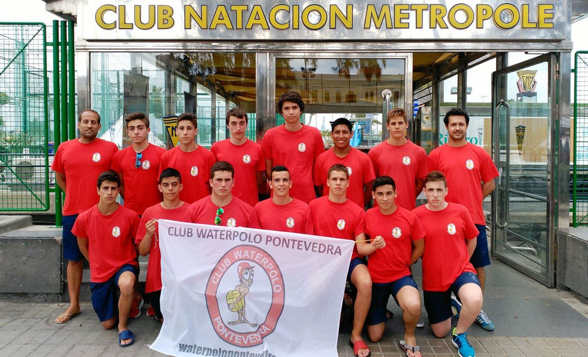 Equipo Xuvenil do Club Waterpolo Pontevedra