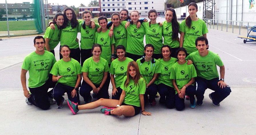 Equipo cadete femenino de la Gimnástica