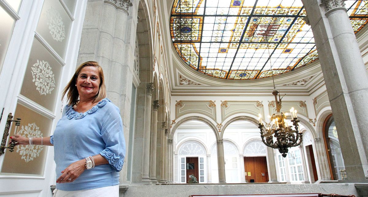 Carmela Silva, presidenta de la Deputación