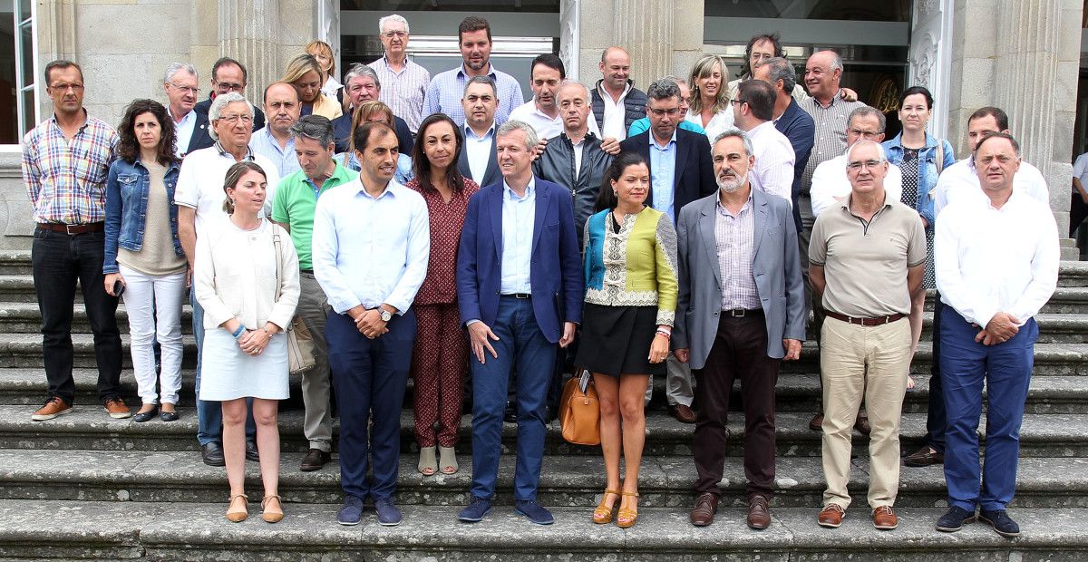 Protesta do PP na Deputación polo modelo de repartición dos fondos do goberno PSdeG-BNG