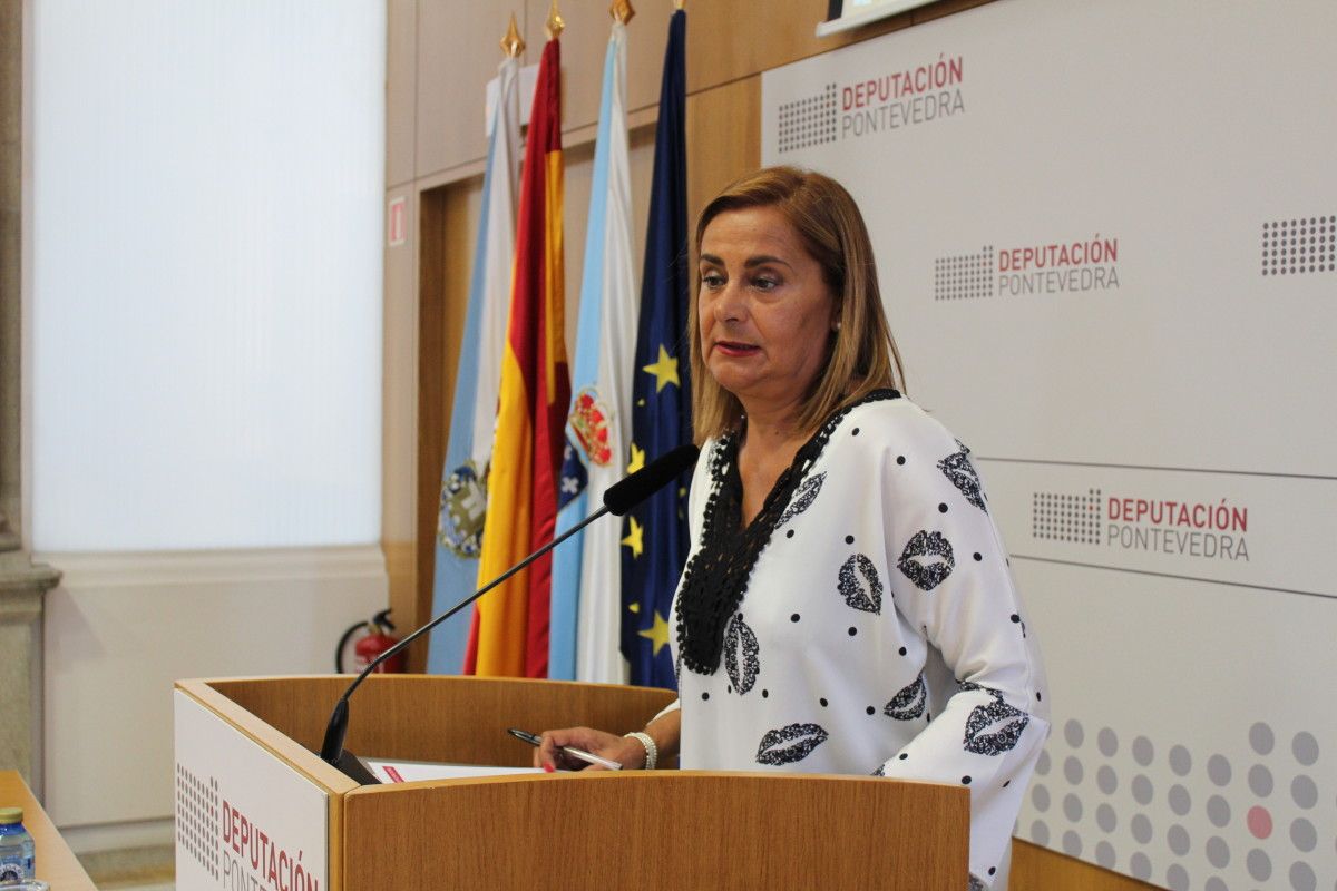 Carmela Silva, presidenta de la Deputación