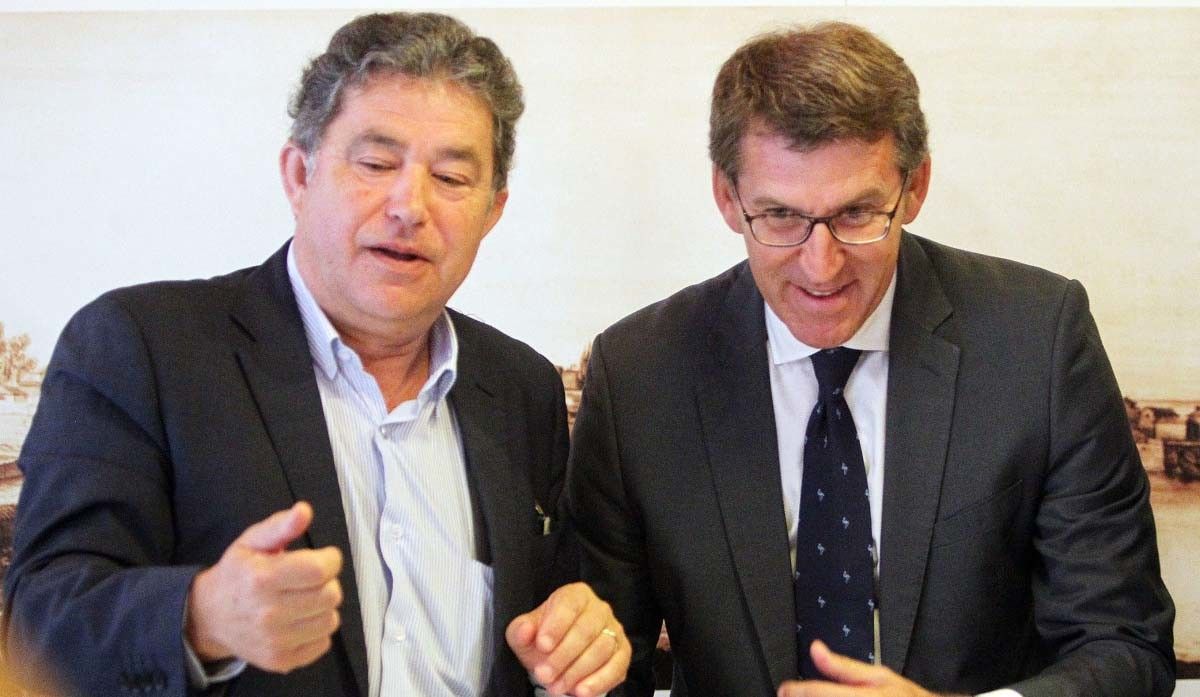 Miguel Anxo Fernández Lores e Alberto Núñez Feijóo