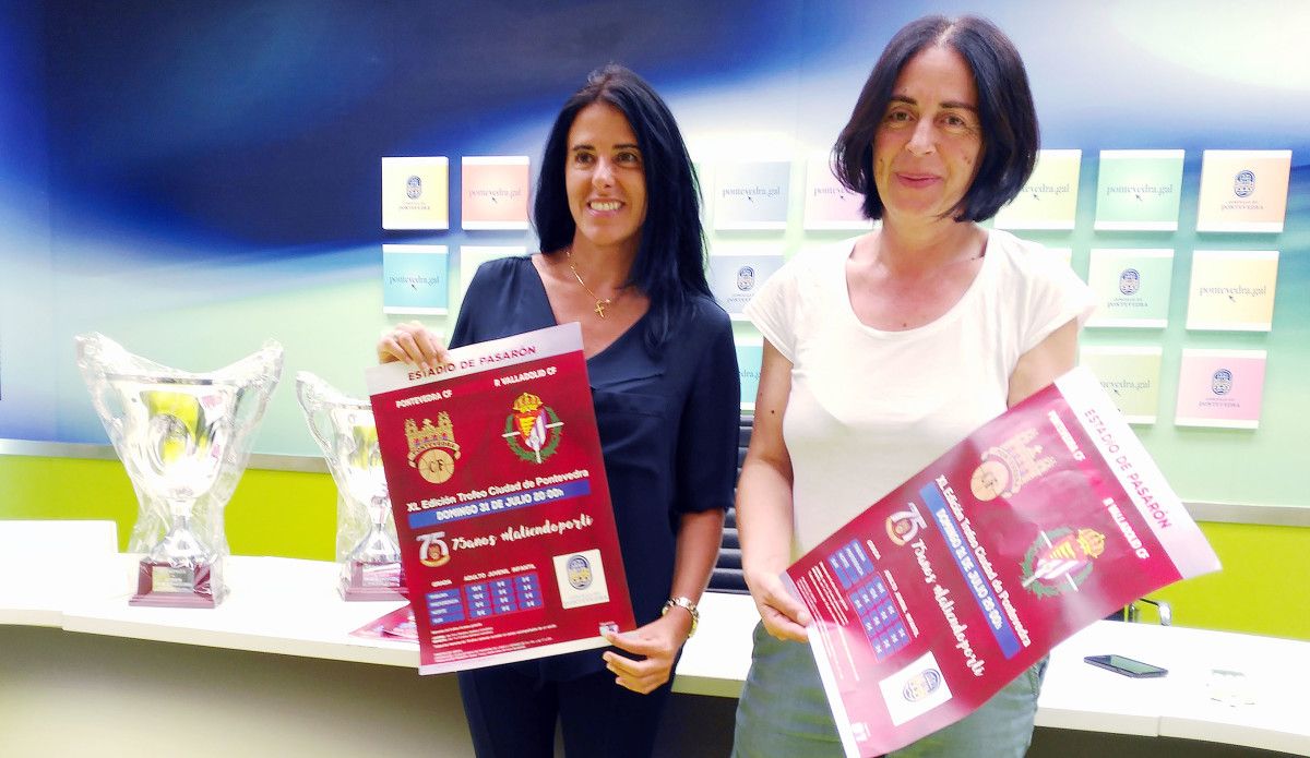 Lupe Murillo e Anxos Riveiro presentan o XL Trofeo Cidade de Pontevedra