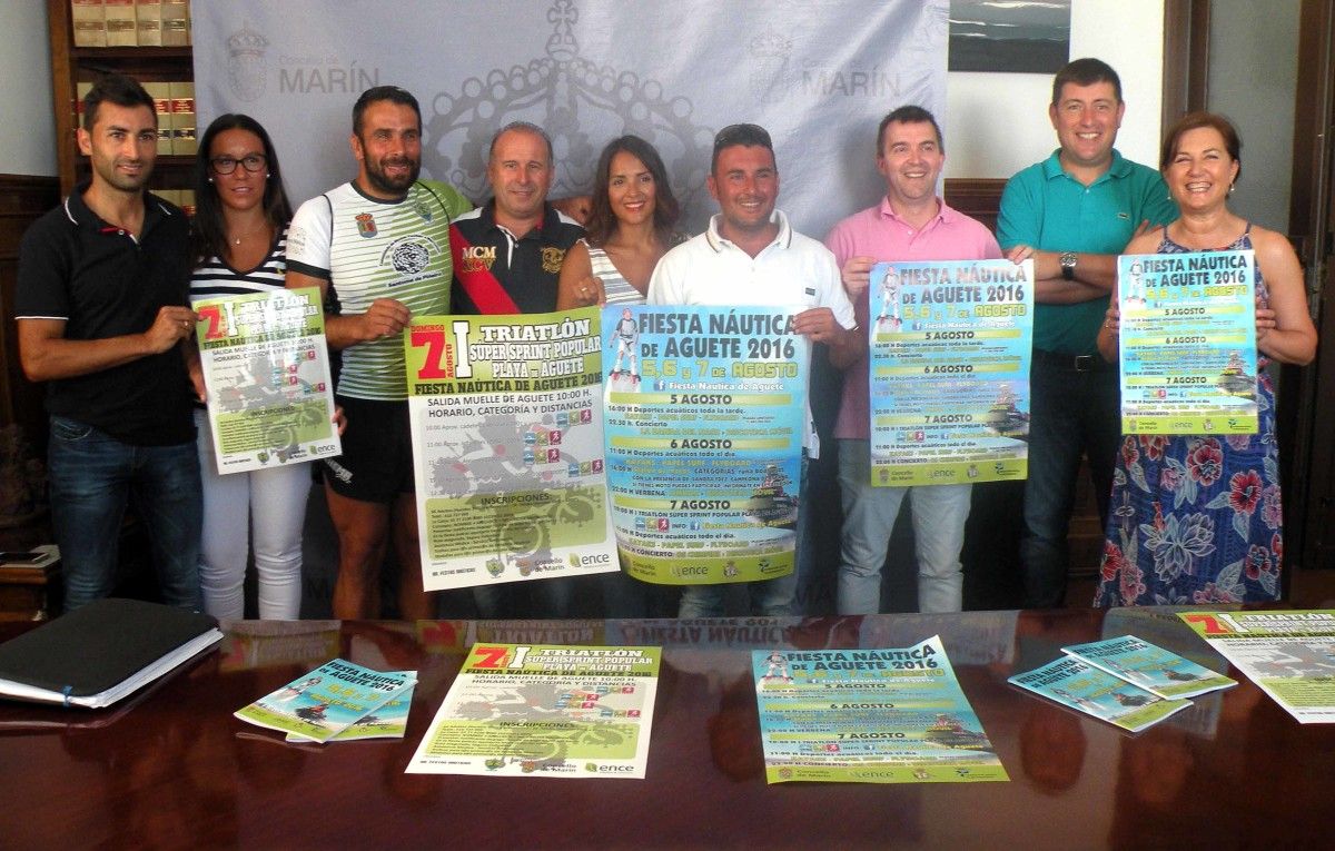 Presentación do I Triatlón de Aguete y de la Fiesta Náutica