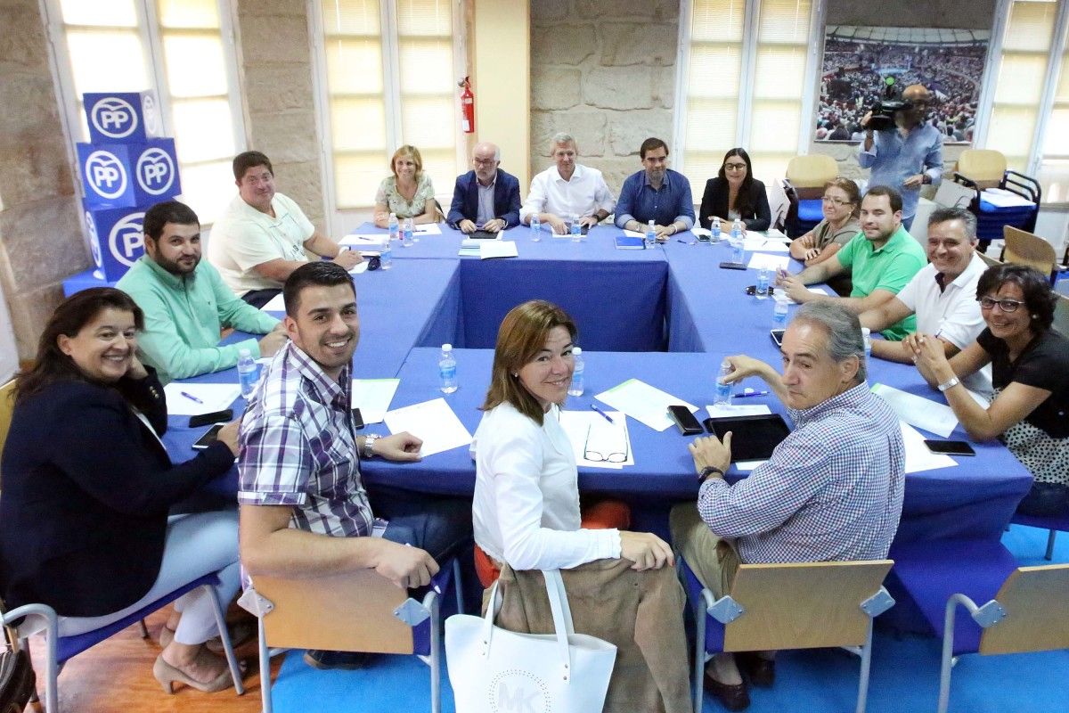 Xuntanza do comité de campaña do PP de Pontevedra
