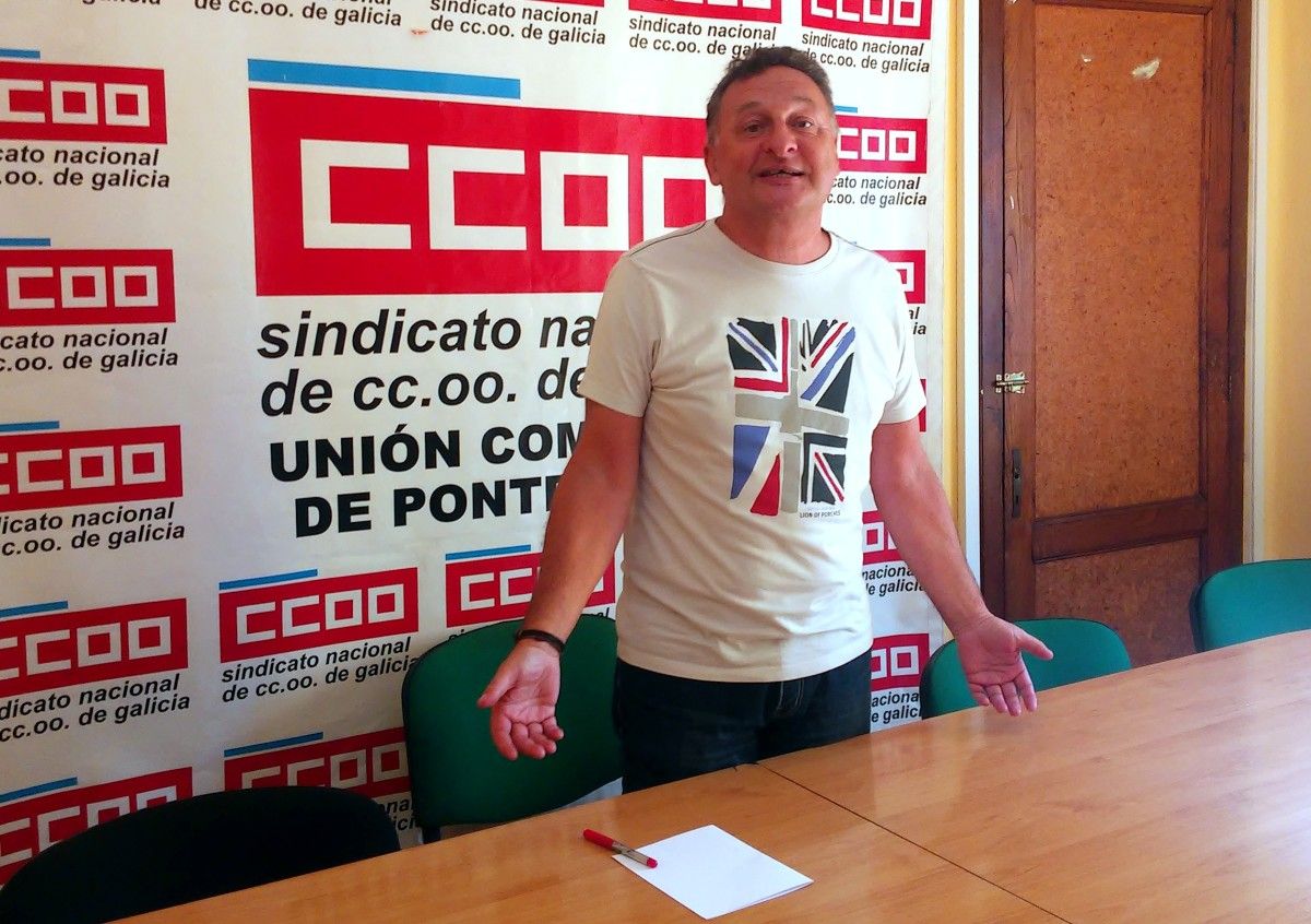José Luis García Pedrosa, secretario comarcal de CC.OO.