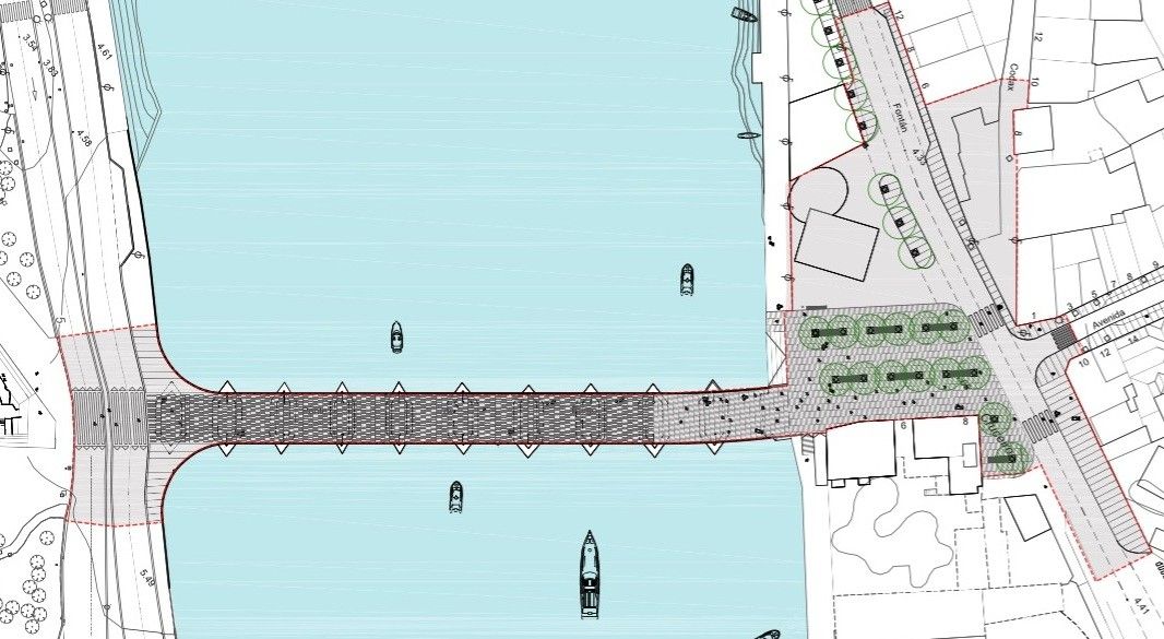 Proxecto de reforma da contorna da ponte do Burgo