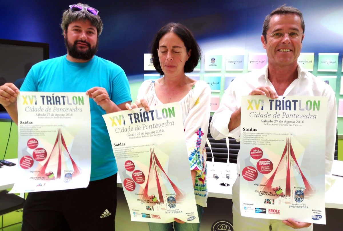 Presentación do XVI Tríatlon Cidade de Pontevedra