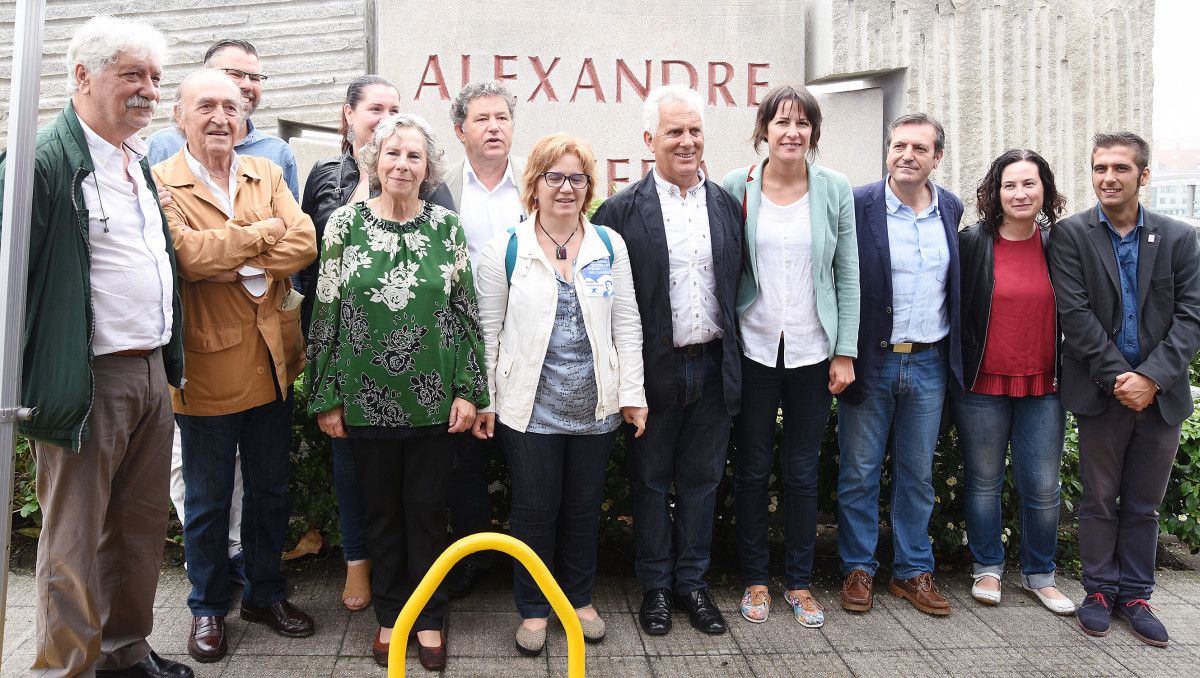 Acto na Caeira de homenaxe a Alexandre Bóveda no Día de Galiza Mártir 2016