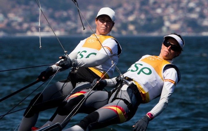 Támara Echegoyen y Berta Betanzos durante los Juegos Olímpicos de Río