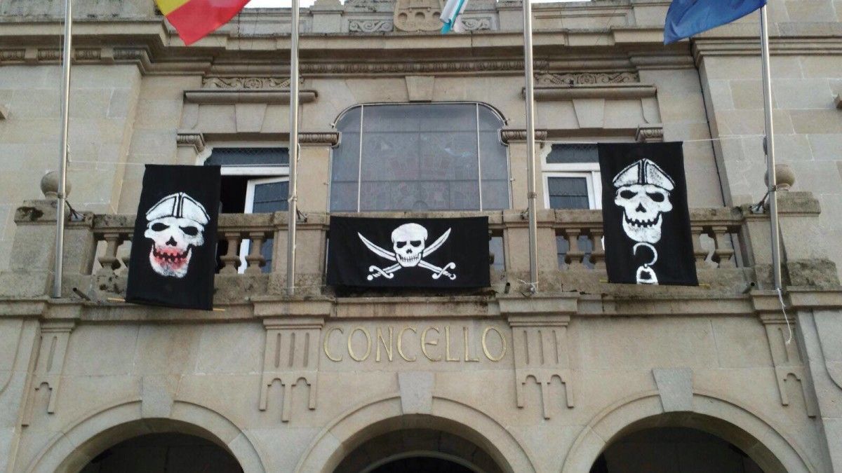 Celebración de la Festa Corsaria en Marín 2016