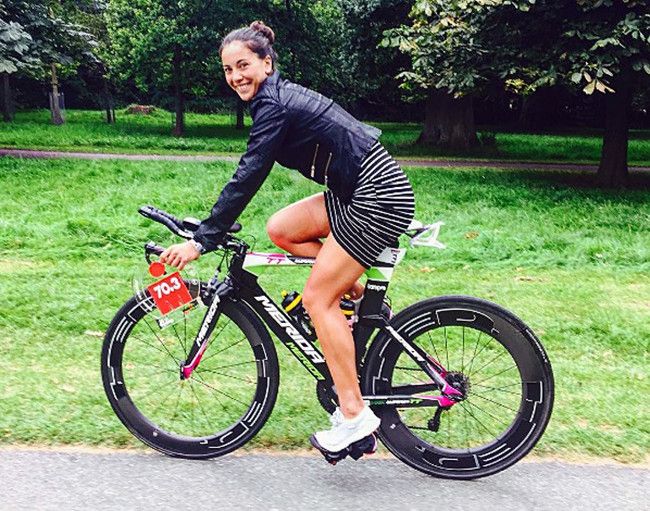Saleta Castro, después de participar en el Ironman 70.3 de Dublín