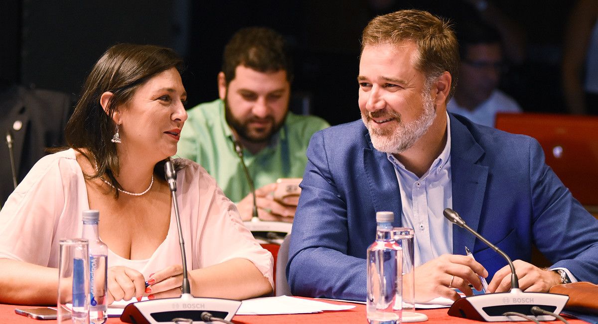 Aurora Cañizares e Jacobo Moreira