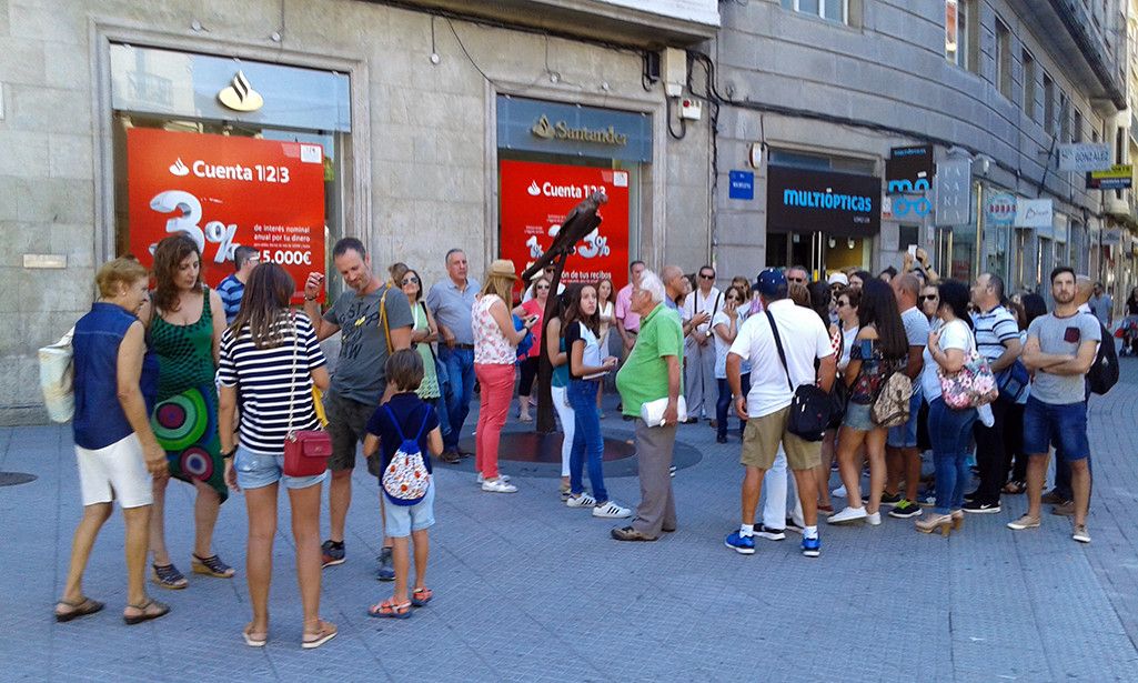 Turistas en Pontevedra