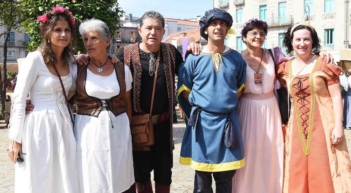 Membros da corporación municipal e da Deputación na Feira Franca Membros da corporación municipal e da Deputación na Feira Franca