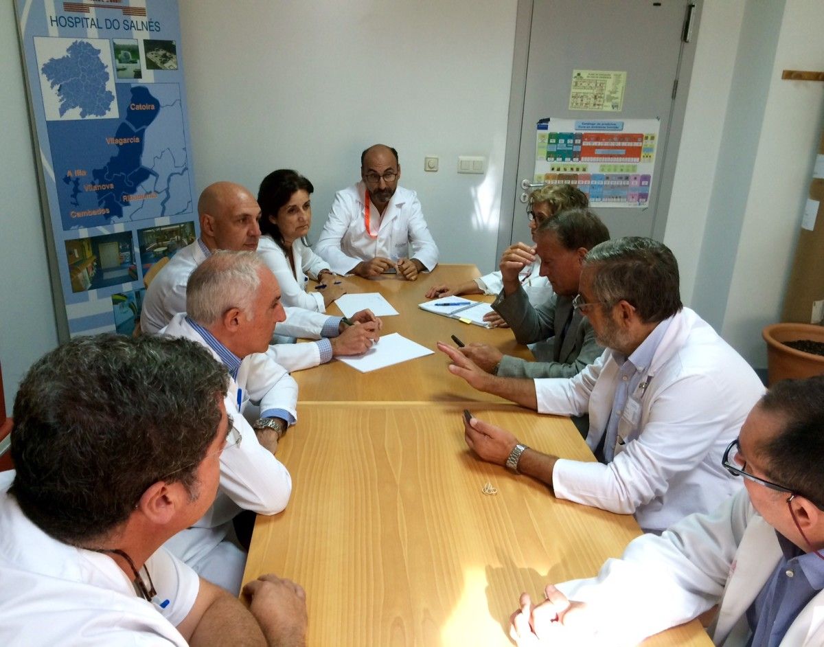 Xuntanza técnico-asistencial no Hospital do Salnés