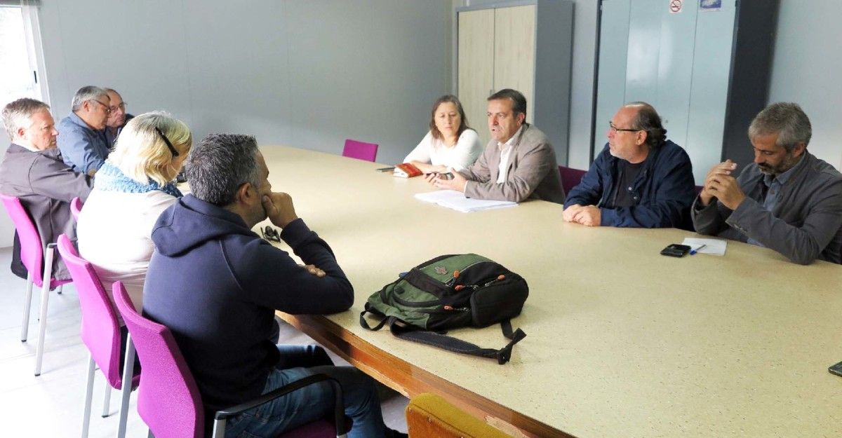 Xuntanza de Luis Bará cos comités de empresa de Renfe e Adif