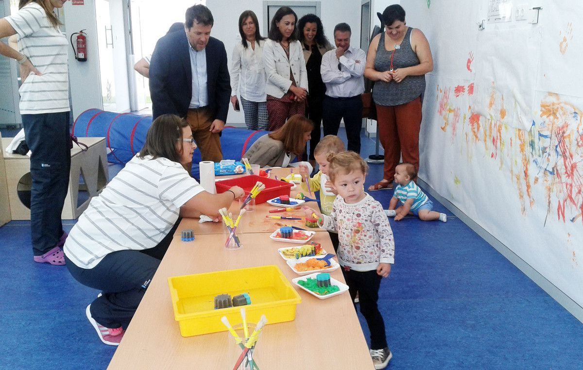 Xornada de portas abertas na escola infantil de Marín-Seixo