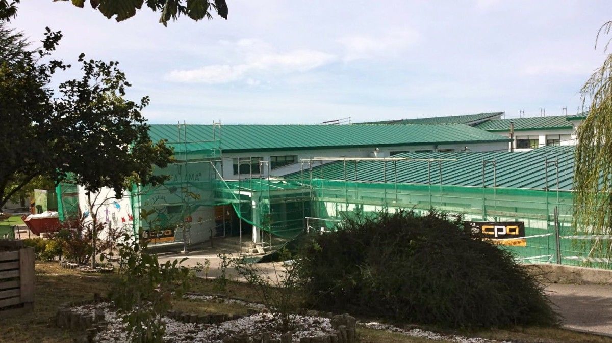 Obras no CEIP A Lama