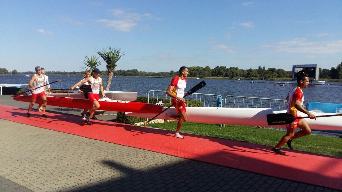 Óscar Graña e Ramón Ferro no Mundial de Brandemburgo