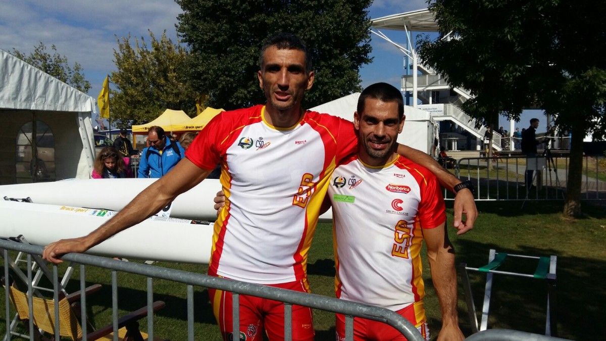 Óscar Graña y Ramón Ferro en el Mundial de Brandemburgo