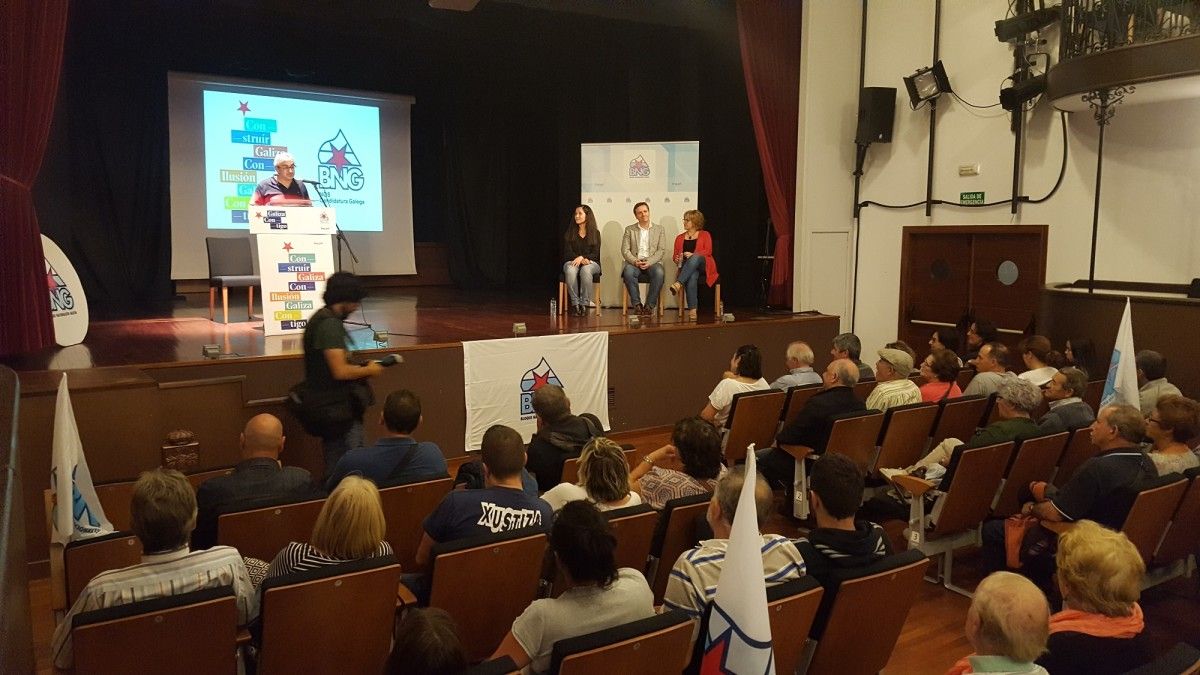 Mitin do BNG en Vilagarcía