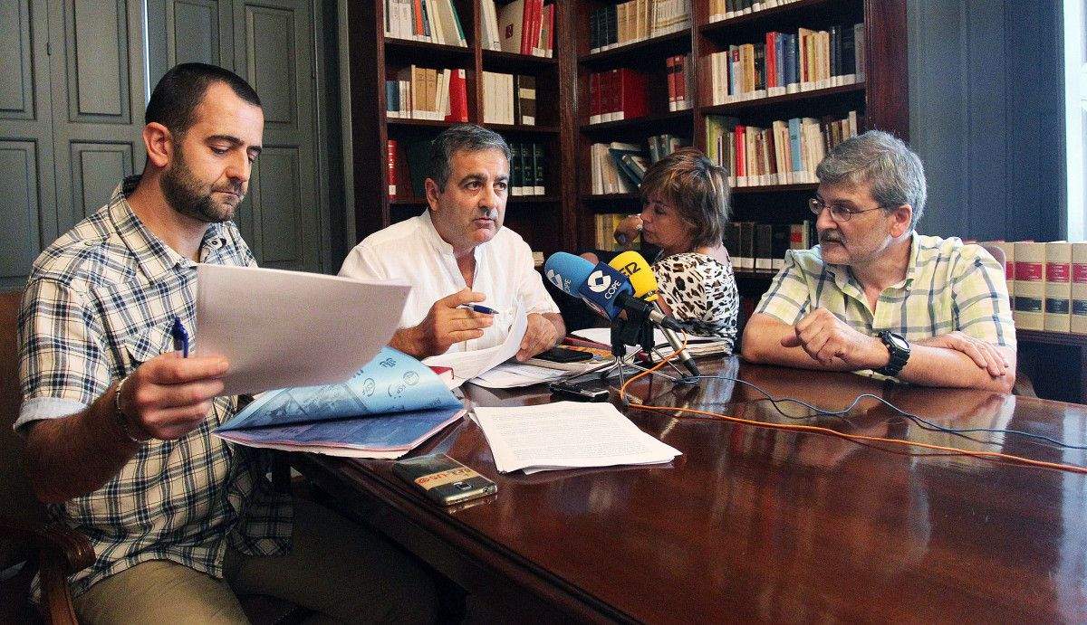 Representantes de la Plataforma de Xustiza