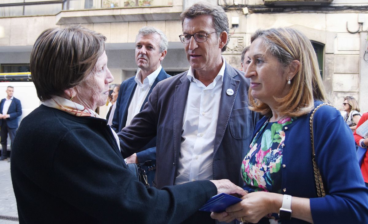 Visita de Alberto Núñez Feijóo a Pontevedra