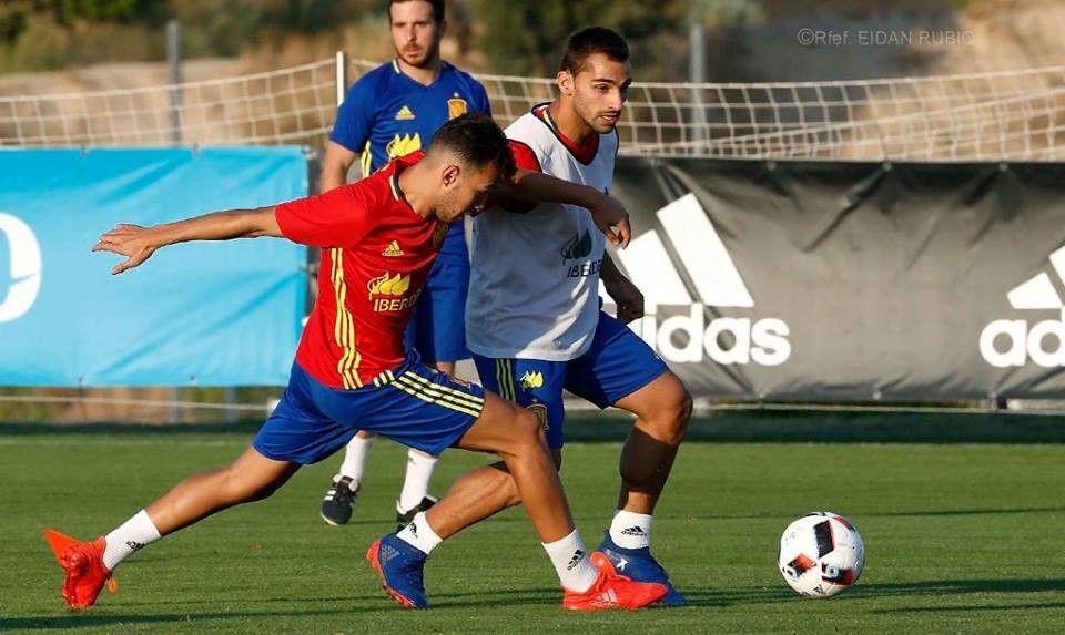 Entrenamiento de la Selección Española Sub-21