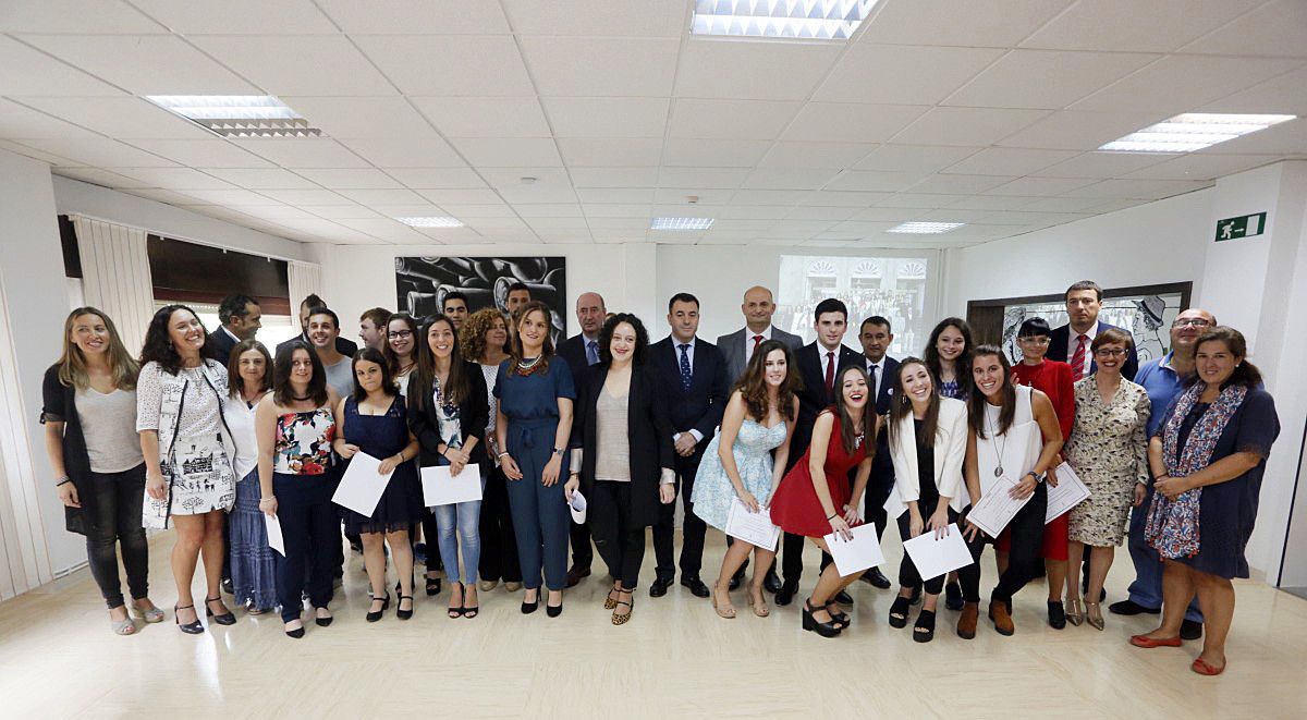 Acto de graduación de los alumnos del Carlos Oroza