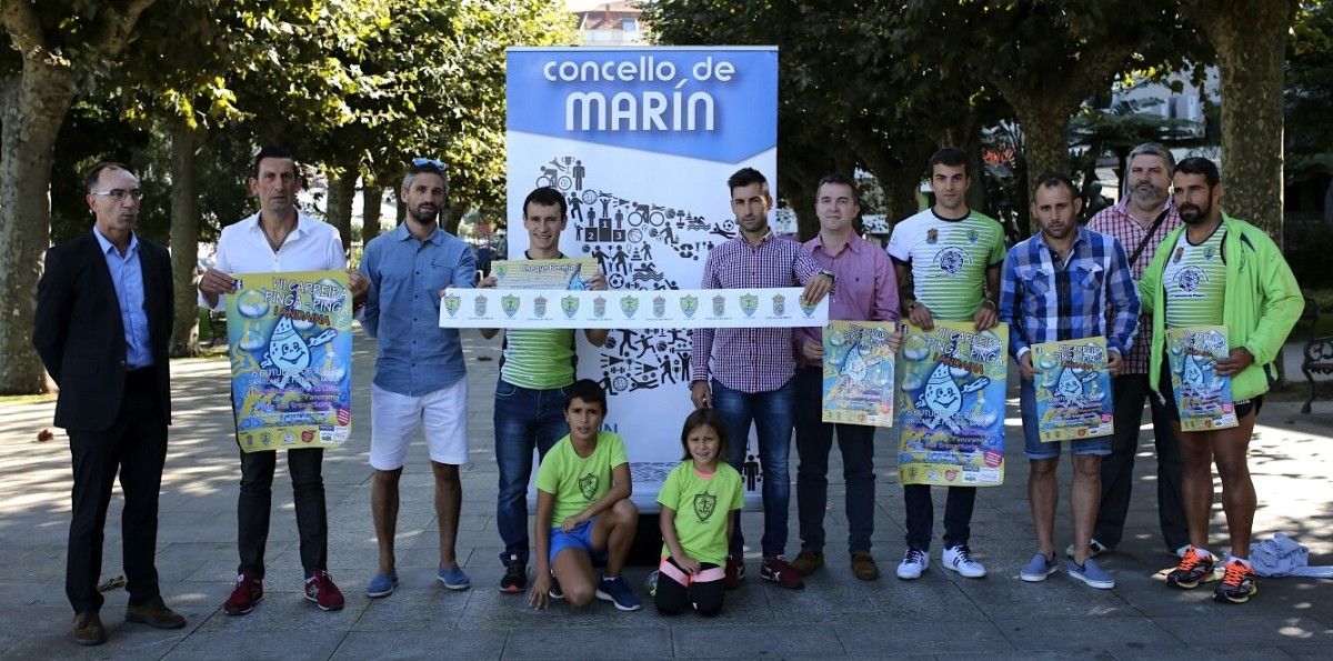 Presentación de la VII Carrera Pinga-Pinga en la Alameda de Marín