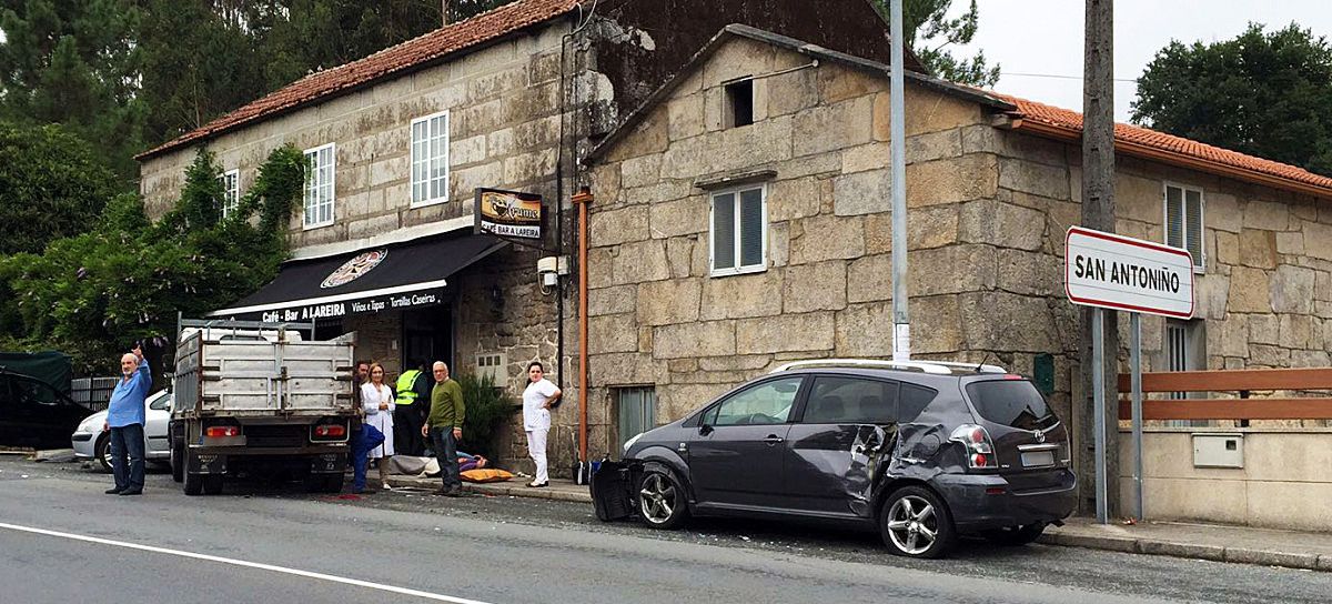 Accidente en San Antoniño