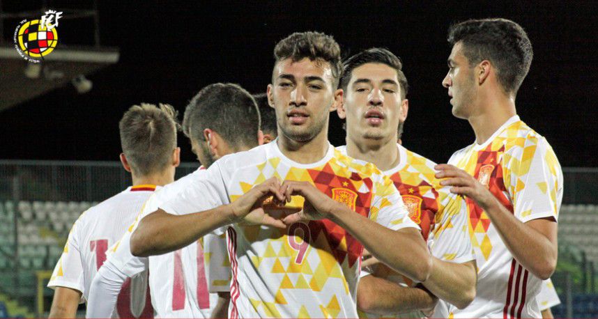 Partido de la Selección Española Sub-21 en San Marino